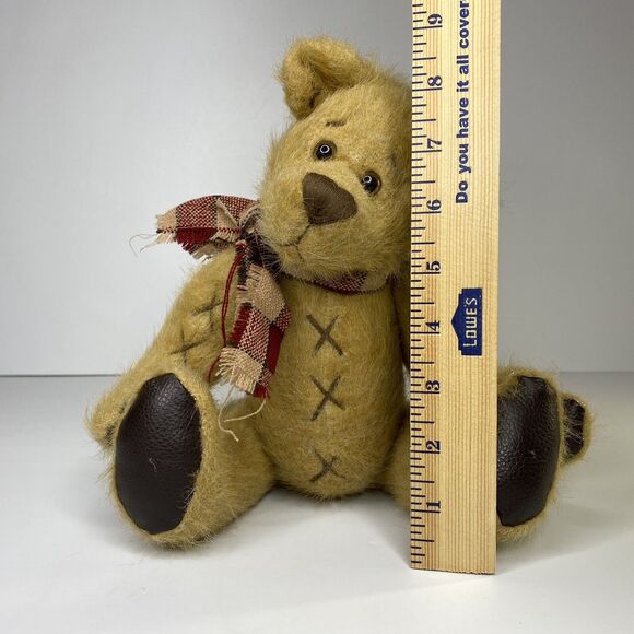 Dan Dee Teddy Bear 100th Anniversary Plush Chadwick Fumbly March Scarf Jointed - Picture 11 of 12